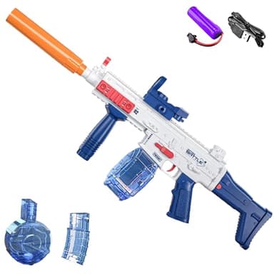 Pistola ad Acqua Elettrica Potenziata,Pistole ad Acqua Elettriche per Bambini,Potenti a Lunga Distanza,per Feste Estive,Giardino,Piscina,Spiaggia