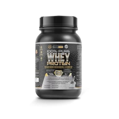 Healthy Fusion Whey Protein | Proteina Whey pura con Collagene e Magnesio | Migliora i tuoi allenamenti | Protegge e aumenta la massa muscolare | 1000g di Proteina (Biscotto)