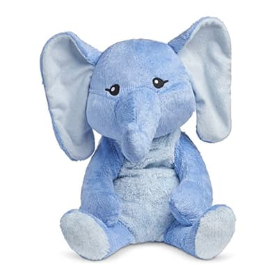 HUGIMALS Emory l'elefante – Peluche da 2 kg per Bambini, Ragazzi e Adulti – per Alleviare lo Stress e Calmarsi – Peluche Anti-Ansia Inodore, Lavabile e Morbido