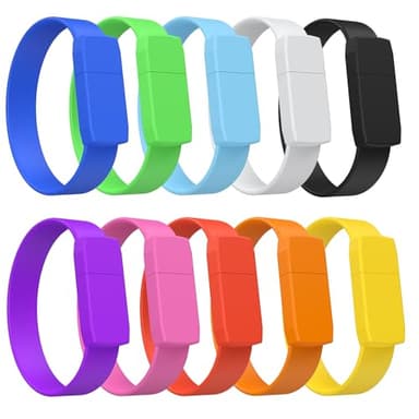 Chiavette USB 8 GB, Confezione da 10 Chiavette USB, Multicolore 8 GB Chiavetta USB, Portatile Pen Drive 8 GB Bambina, Affordable Pendrive, Penna USB 10 Pezzi Colorate per Festa Bambini