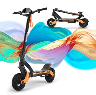 Kukirin G3 Monopattino Elettrico, Monopattino Adulto con Batteria 52V 18Ah & 10 Pollice Pneumatici Antideflagranti, Autonomia 65-80km, Doppio Sistema Frenante, Città Monopattino Elettrico Potente