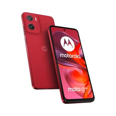 Motorola moto g05 (4/256GB, Fotocamera 50MP + sensore antisfarfallio, Display 6.67" HD+ 90Hz, batteria 5200mAh, MediaTek Helio G81, Android 15), Plum Red