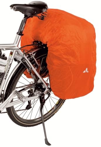 VAUDE Uni 3 Copertura antipioggia per borse bici, arancione, one size