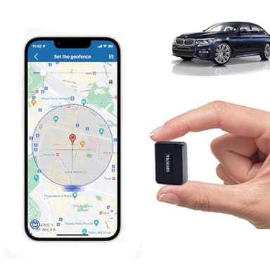 Mini Localizzatore GPS con Microfono senza Abbonamento, Piccolo Localizzatore GPS in Tempo Reale Impermeabile Anti Smarrimento per Moto Camion Scooter Barca Camper TK913 1500mAh