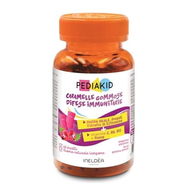 PEDIAKID - Caramelle Gommose Difese Immunitarie (60 orsetti)