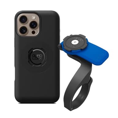 Quad Lock Supporto per telefono da manubrio anteriore per bicicletta (V3) con custodia MAG per iPhone 16 Pro Max