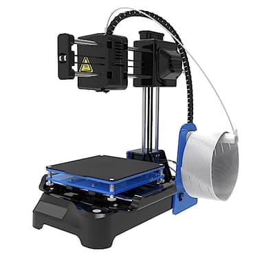 Bewinner Mini Stampante 3D FDM per Principianti, Stampanti 3D Fai-da-Te Portatili Ad Alta Precisione di Stampa, Assemblaggio Rapido, Stampa Silenziosa, Dimensioni di Stampa: 100 X 100 X (Spina UE)