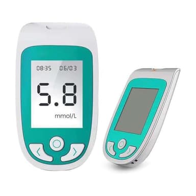 hocvseo Test del Colesterolo nel Sangue di Grado Professionale con Kit Domestico, Dispositivo di Test Tutto in Uno, Strisce Reattive, Lancette E Bastone Inclusi, Design a Grande Schermo