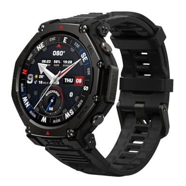 Amazfit T-Rex 3 Pro Smartwatch Outdoor 48mm Display AMOLED in Zaffiro, Ghiera in Titanio, GPS Dual Band, Mappe Offline, 25 Giorni di Autonomia, Torcia Integrata, 10 ATM, 180+ Modalità Sport