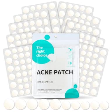 BUTBU 360 Pezzi Cerotti Brufoli Pimple, Patch Brufoli Invisibili 2-In-1, con olio dell'albero tè Acido Salicilico Giorno e Notte Impermeabili e Traspiranti, Per Sbarazzarsi dell'acne Velocemente