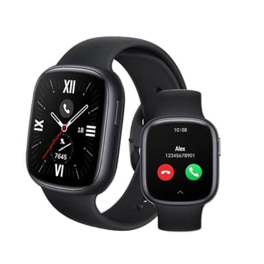 HONOR Watch 4 Smart Watch, Bluetooth Calling, AMOLED da 1,75 Pollici, GPS, 14 Giorni di Standy, Spo2, Frequenza Cardiaca e Monitor dello Stress, 5ATM, Compatibile con Android e iOS, Nero