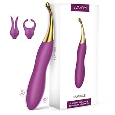 SVAKOM Vibratore ad alta frequenza per donne, dildo vibratore, giocattolo sessuale per donne coppie, 10 modalità di vibrazione e 2 teste vibratore, set di vibratori per donne stimolatore clitoride