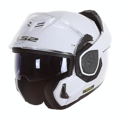 LS2, Casco Moto Modulare ADVANT SOLID White, XL