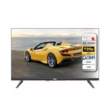 TV 24" pollici BSL-24T2HD TV LED HD 1366x768 | 60Hz | USB | DVBT2 HEVC | DVB-S2 | HDMI
