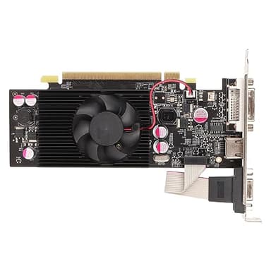 Annadue Scheda Grafica GT 210 da 1 GB, Scheda Video DDR2 64 Bit PCI Express 2.0 X16 per Giochi per PC, con Porte HDMI DVI VGA e Ventola di Raffreddamento, Supporto DirectX10.1 per