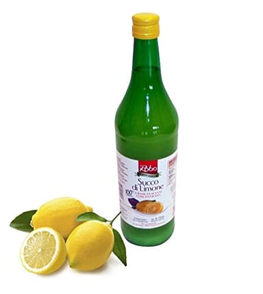 LT 1 CONCENTRATO DI LIMONE IN SUCCO 100% LEMON JUICE IN BOTTIGLIA DI VETRO