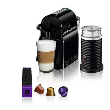 Nespresso Inissia & Aeroccino EN80.BAE Macchina per Caffè Espresso, Black