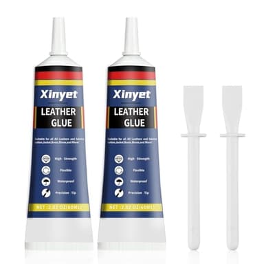 Xinyet 120ml Colla per Pelle Extra Forte, Colla per Pelle e Cuoio, Impermeabile, per Divano, Sedili Auto, giacca, portafoglio, cintura e scarpe, borse, ecc