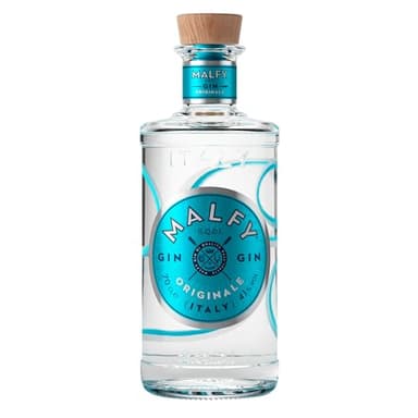 Malfy Gin Originale, Premium Gin Italiano secco e intenso, con ginepro raccolto a mano e limoni italiani, vol 41%, 70CL