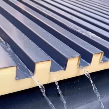 Onduline per Coperture Tettoie Pannello di Copertura In Alluminio Impermeabile con Riempimento In Policarbonato, Rivestimento del Soffitto Della Parete Isolato per Pollaio, Pannello del Soffitto Antiv