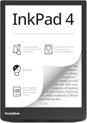 PocketBook InkPad 4 eReader 7.8" 32GB Plata