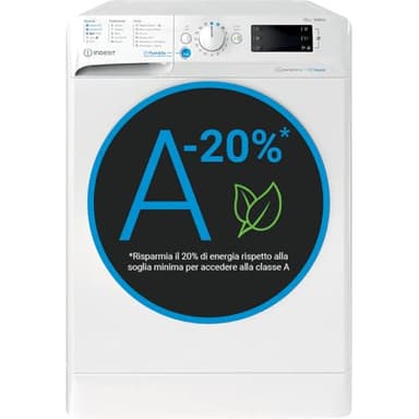 INDESIT BWE 101498X WKV IT - Lavatrice 10 kg con Carica Frontale, 14 Programmi, Centrifuga 1400 Giri, Ciclo Rapido e Partenza Ritardata, Elettrodomestici per la Casa - Classe A, 59,5Lx85Hx60,5P