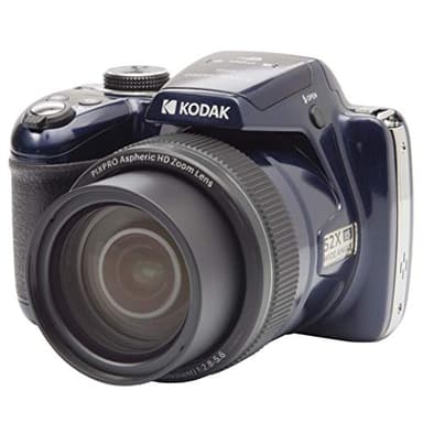 KODAK Pixpro AZ528 - Fotocamera Bridge Digitale 16 Mpixel, Zoom ottico x52, Stabilizzatore Ottico, Schermo LCD da 3 pollici, Video Full HD 1080p, Batteria agli ioni di litio - Blu Notte