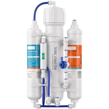 Measury Impianto Osmosi Inversa Acquario - Acqua Osmotica per Acquario (100G / 380L al Giorno)