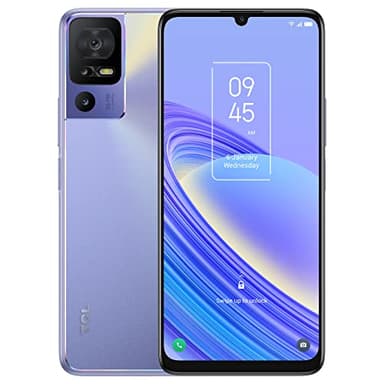TCL 40SE Smartphone 256 GB, 6 GB RAM, Display 6.75" HD+ 90 Hz, 5000mAh (typ), Dual Sim, Tripla Fotocamera da 50 Mpx, Android 13, Telefono cellulare NFC, Viola