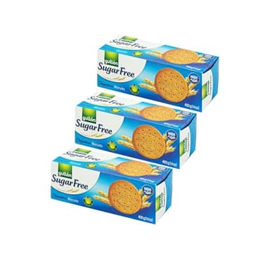 Biscotti digestivi senza zucchero, confezione multipla, confezione da 3