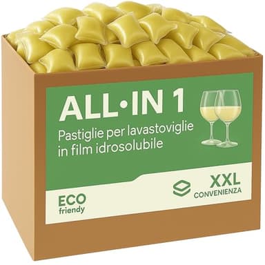 Cleanerist | 550 pastiglie lavastoviglie (10 kg) – All-in-1 in pellicola idrosolubile – compatibili con tutte le macchine – detergente ecologico in polvere