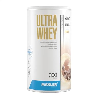 Maxler Ultra Whey Protein - Whey protéines - Proteine whey isolate - Proteine isolate poudre - Proteine in Polvere Сioccolato - 300g di proteine