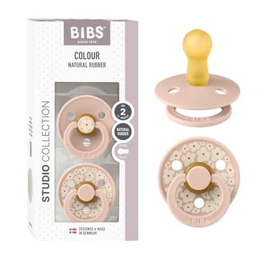 BIBS Colour Studio Ciuccio confezione da 2 pezzi. Privo di BPA