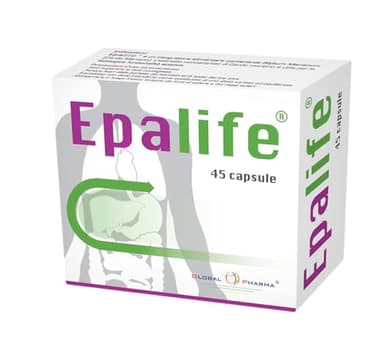 Epalife Fegato Disintossicante Forte Depurativo Con Cardo Mariano Glutatione Curcuma N-Acetilcisteina Integratore per la Normale Funzione Epatica 45 compresse Global Pharma