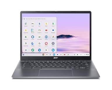 Acer Chromebook Plus 514 Laptop – 14" WUXGA 1920 x 1200 IPS Display | AMD Ryzen 3 7320U | 8GB LPDDR5X | 128GB SSD | Wi-Fi 6E | FHD Facial Auto Exposure Camera | Chrome OS | Steel Gray | CB514-3H-R6G5