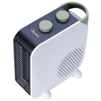 ARDES - AR4F15 Termoventilatore VERTIGO a 2 Posizioni - Termoventilatore Verticale e Orizzontale con 2 Potenze - Stufa Elettrica Portatile con Termostato