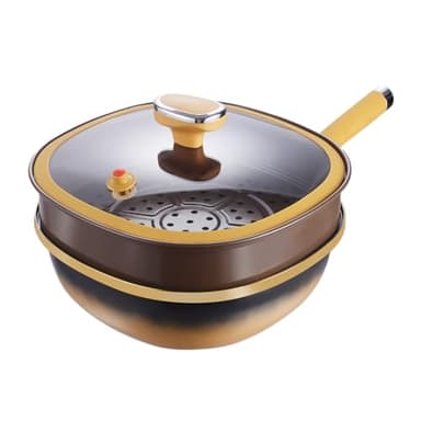 Padella Da Campeggio In Titanio Puro Con Manico Pieghevole - 1200 Ml, Leggera 155g