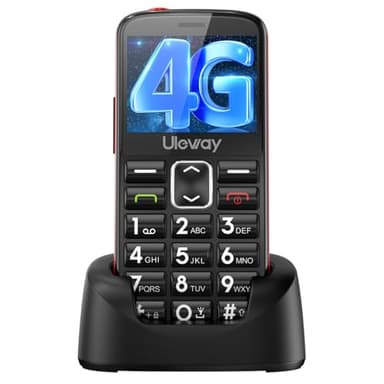 Tosaju 4G Senior Mobile Phone per Anziani Telefono Mobile Senza Contratto Facile da Usare Cellulare per Anziani con Pulsante SOS USB Tipo C 1000 mAh Batteria