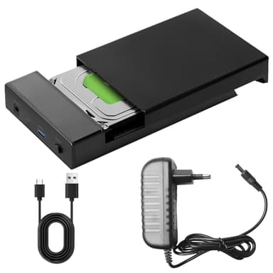Docking Station per dischi rigidi: HDD Docking Station USB3.0, docking station per dischi rigidi SATA da 2,5 e 3,5 pollici, USB Type-A a USB Type-A, clonazione bidirezionale