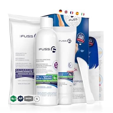 Mr. Fuss Soluzione Attiva Callifuga No. 4 Advanced Pack (piccolo) | Rimozione calli piedi rapida | Callifugo per piedi cheratolitico liquido | Pedicure professionale per eliminare calli e duroni