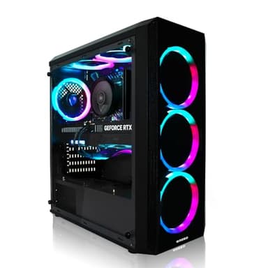 Greed® Mk2 – PC gaming – AMD Ryzen 7 5700X – RTX 5060 – Raytracing & 4k – Computer / desktop da 4,9 GHz – 32 GB di RAM DDR4 – SSD da 1 TB – WLAN + Windows 11 Pro.