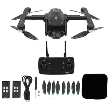 BuyWeek Drone con Telecamera 8K Professionale Drone GPS da 180° RC Quadcopter con 8 Luci a LED per Adulti Principianti