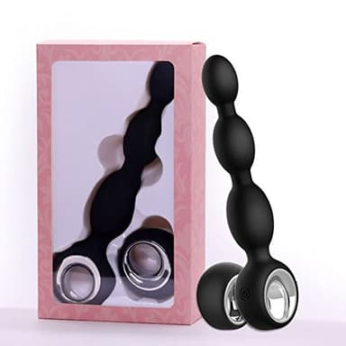 KISOARTWQ Commutazione Multi-frequenza multimodale con Telecomando Wireless, Silicone Morbido Nero, Adatto per Uomini e Donne, Facile da trasportare e Facile da Pulire.
