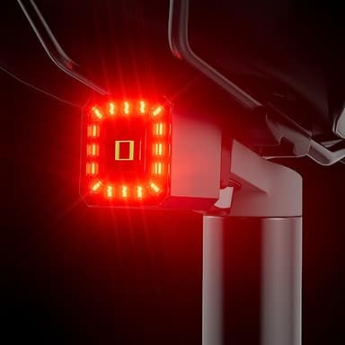 Luce Posteriore Bici, 6 Modalità di illuminazione Fanale Posteriore Bicicletta Ricaricabile Tramite USB Freno Intelligente con Rilevamento Automatico Luci Bici Impermeabile, Adatto per Biciclette