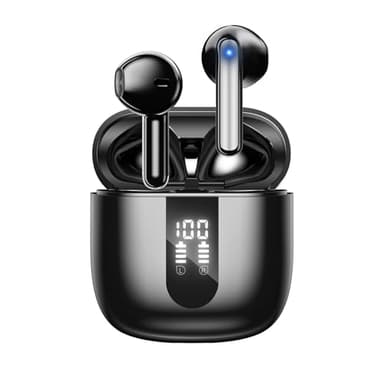 Cuffie Bluetooth, Auricolari Bluetooth 5.4 In Ear Stereo con 4 Microfono ENC, 60 Ore Cuffiette Wireless Cancellazione Rumore, IP5 Auricolare per iPhone e Androide, Earbuds Usb C Sportive per PC TV