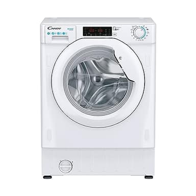 Candy Smart Inverter Lavatrice 9 Kg da Incasso, Carica Frontale, Classe A, 1400 Giri, 16 Programmi, Connettività Wi-Fi + NFC, Programma Lana, Silenziosa, 60 x 53 x 82 cm, Bianca - CBWO 49TWME-S