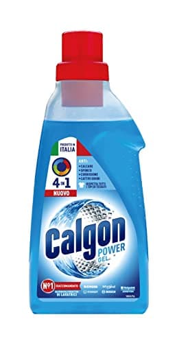 Calgon Power Gel Anticalcare Lavatrice 4 in 1, Anticalcare per Lavatrici, Additivo Anticalcare per Capi Morbidi, 1 Confezione da 750ml di Additivo per una Protezione da Calcare e Corrosione