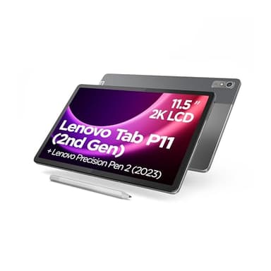 Lenovo Tablet Tab P11 (2° generazione) | Display touch 11,5'' 2K | MediaTek Helio G99 | 4GB RAM | 128GB di memoria | Android 13 | grigio Precision Pen 2