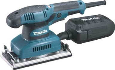 Makita BO3711 Levigatrice Orbitale con Base Rettangolare, 190W, 4000-11000 orb/min