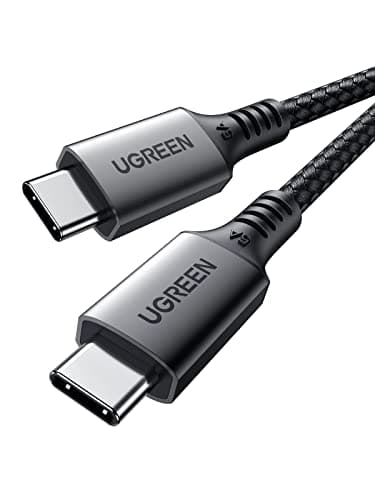 UGREEN Cavo USB C 100W, Cable Tipo C 20V/5A PD 3.0, Compatibile con iPhone 16/15 Plus Pro Max, MacBook, iPad Air, Galaxy S25/S24/S23/Tab S8, Pixel 9/8, ecc. 3M